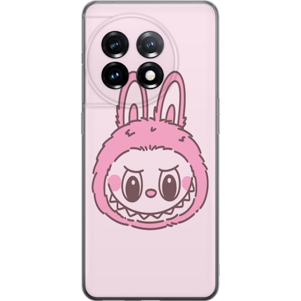 OnePlus 11R Läpinäkyvä kuori Labubu Eläinradan Bunny-versi