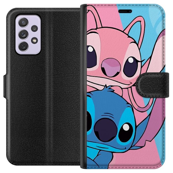 Samsung Galaxy A52s 5G Tegnebogsetui Stitch & Angel