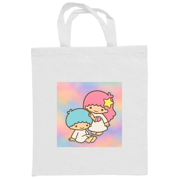 Tøyveske | Holdbar Handleveske i Tøy Kawaii Sanrio Kiki Lola Hvit one size