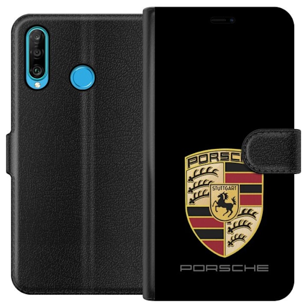 Huawei P30 lite Tegnebogsetui Porsche