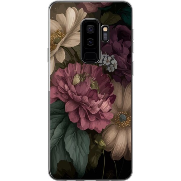 Samsung Galaxy S9+ Gjennomsiktig deksel Blomster