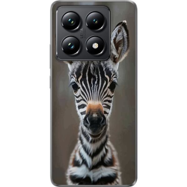 Xiaomi 14T Gennemsigtig cover Giraf Dyretema Afrika Natur Grafisk Motiv Savanne Vilde Dyr Populær Vægkunst Eksotisk Tema