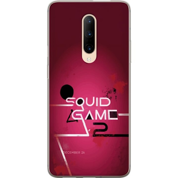 OnePlus 7 Pro Gjennomsiktig deksel Squid Game 2 - Rød