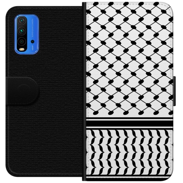 Xiaomi Redmi Note 9 4G Lompakkokotelo Keffiyeh-malli