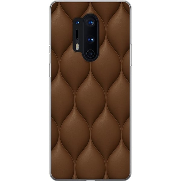 OnePlus 8 Pro Genomskinligt Skal Cocoa Scales
