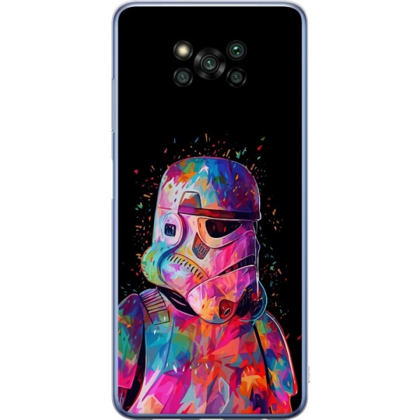 Xiaomi Poco X3 Pro Gennemsigtig cover Star Wars Stormtrooper