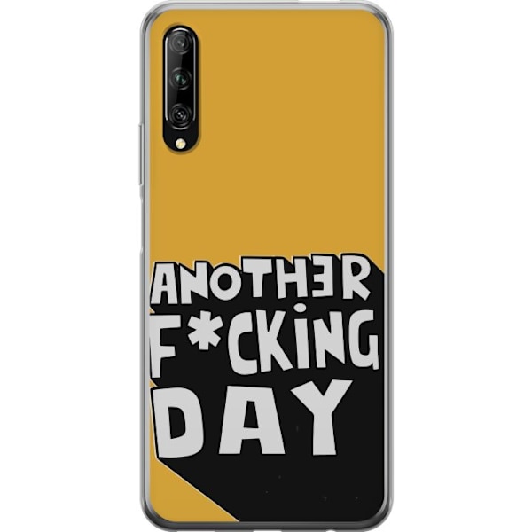 Huawei P smart Pro 2019 Läpinäkyvä kuori Another Day Tekstimotiivi Huumori Katumuoti Graafinen Rohkea Tyyli Suosittu Elämäntapa Kaupunkimuoti Des