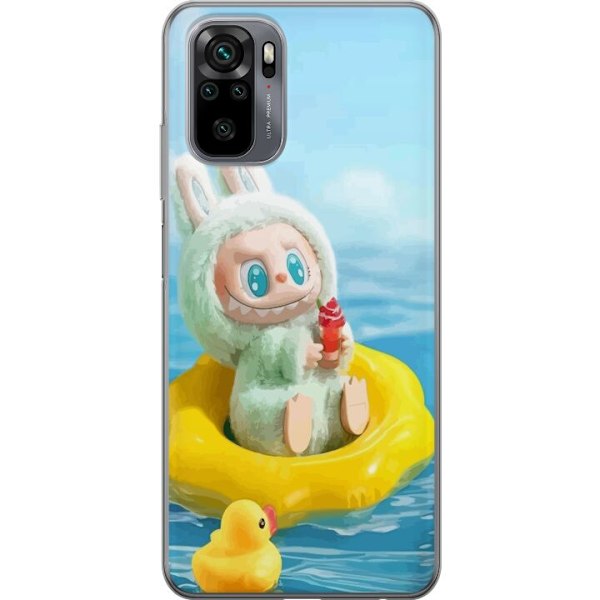 Xiaomi Redmi Note 10S Gjennomsiktig deksel Labubu Macaron-seri