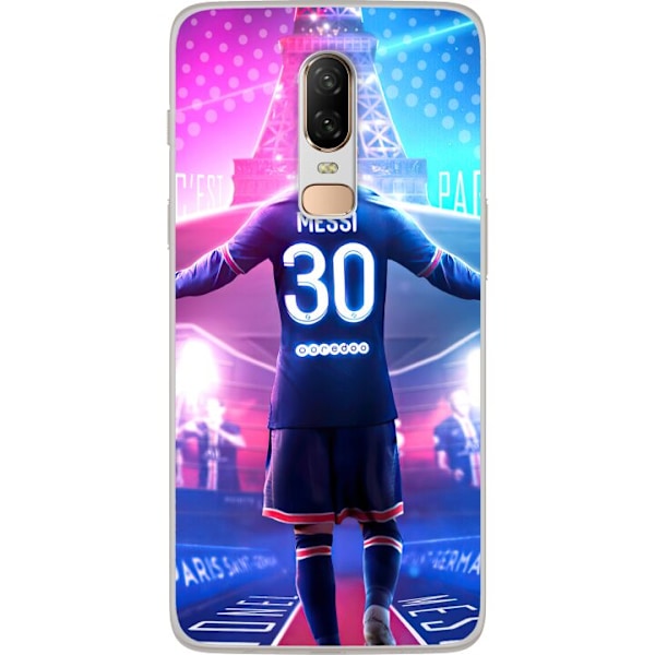 OnePlus 6 Genomskinligt Skal Lionel Messi