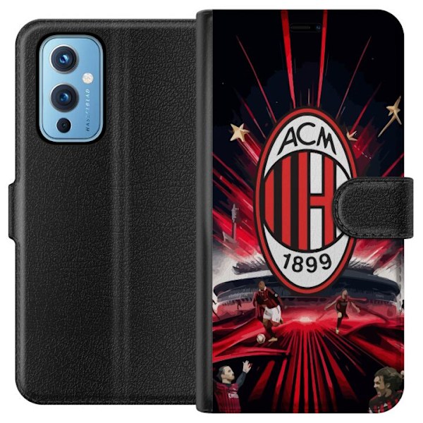 OnePlus 9 Lommeboketui AC Milan