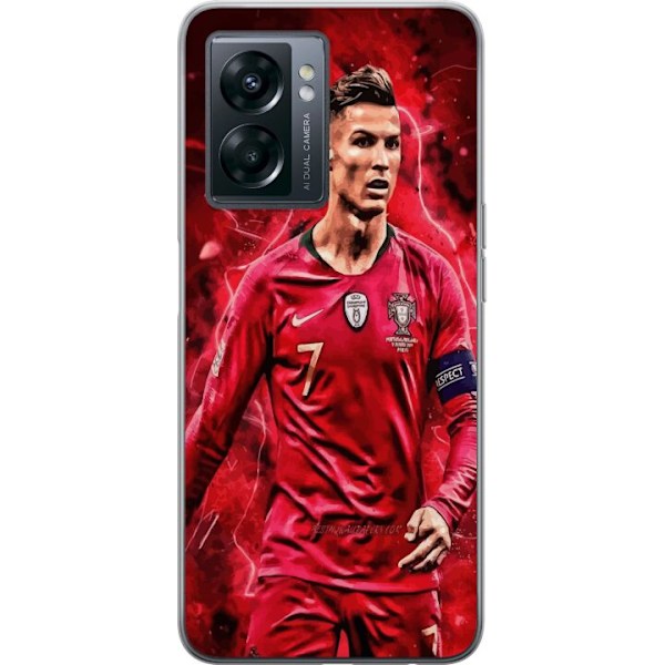 OnePlus Nord N300 Genomskinligt Skal Ronaldo Skills – CR7 Design för Äkta Supporters