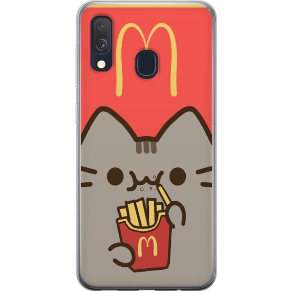 Samsung Galaxy A40 Genomskinligt Skal Mc D Kawaii