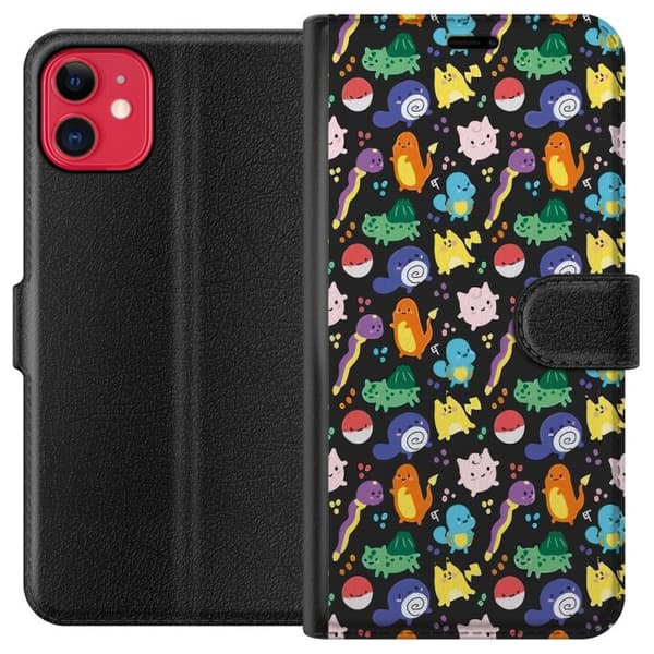 Kompatibel Tegnebogsetui til Apple iPhone 11 Pokemon
