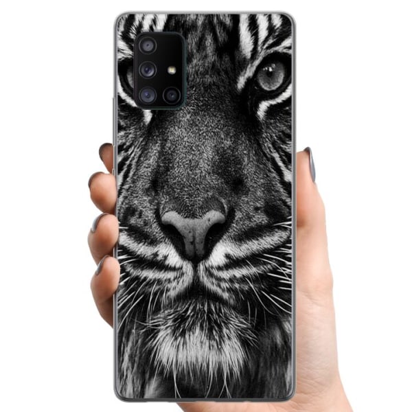 Samsung Galaxy A71 5G TPU Mobildeksel Tiger