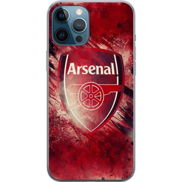 Apple iPhone 12 Pro Max Cover / Mobilcover - Arsenal Fodbold