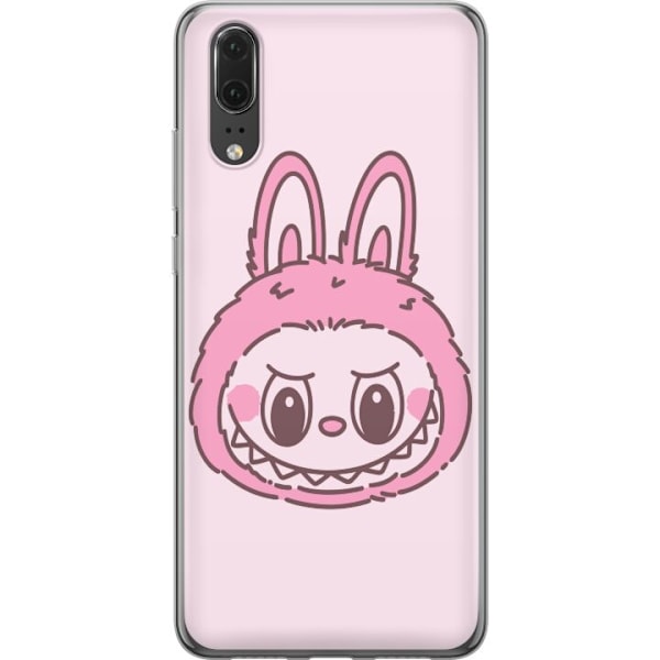 Huawei P20 Genomskinligt Skal Labubu Zodiac Bunny Edition