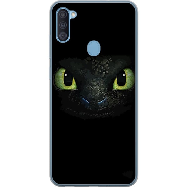 Samsung Galaxy A11 Genomskinligt Skal How to Train Your Dragon (Draktränaren)