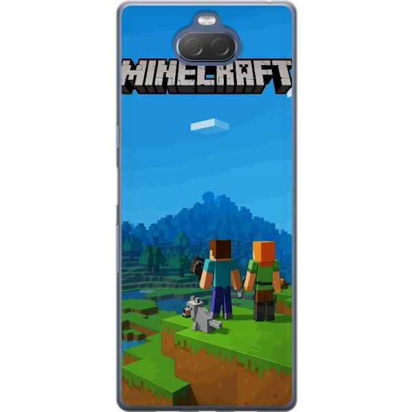 Sony Xperia 10 Plus Läpinäkyvä kuori Minecraft Key Art