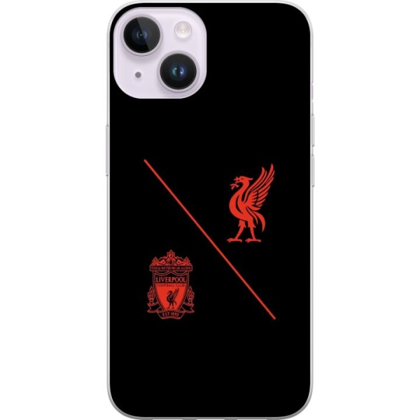 Apple iPhone 15 Läpinäkyvä kuori Liverpool L.F.C.