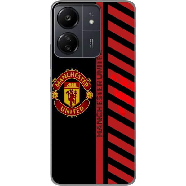 Xiaomi Redmi 13C Läpinäkyvä kuori Manchester United