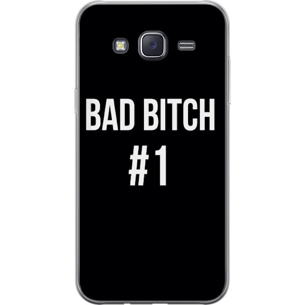 Samsung Galaxy J5 Gennemsigtig cover Bad Bitch #1