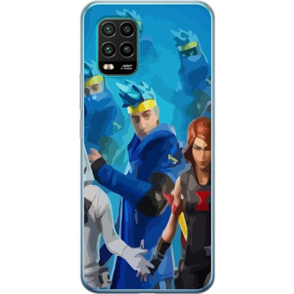 Xiaomi Mi 10 Lite 5G Gennemsigtig cover Fortnite