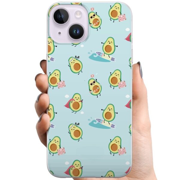 Apple iPhone 15 Plus TPU Matkapuhelimen kuori Avokado