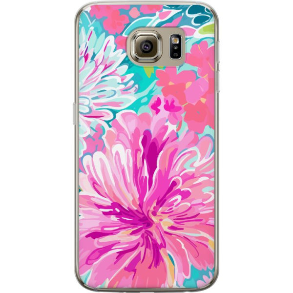 Samsung Galaxy S6 Gennemsigtig cover Blomsterrebs