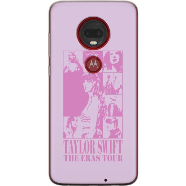 Motorola Moto G7 Plus Genomskinligt Skal Taylor Swift - Pink