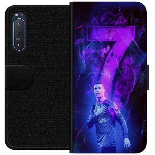 Sony Xperia 5 II Tegnebogsetui Ronaldo 7 - Fodboldlegende i Handling for Fans