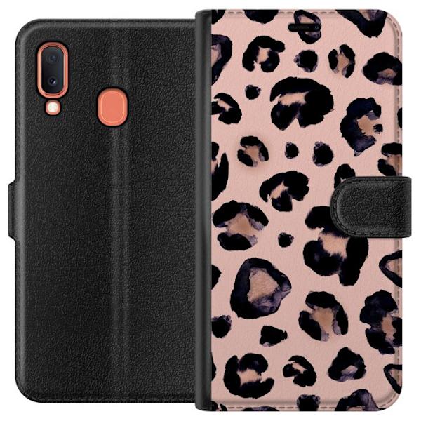 Samsung Galaxy A20e Lompakkokotelo Kaunis Leo