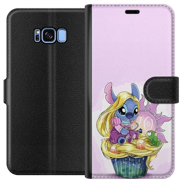 Samsung Galaxy S8 Lompakkokotelo Stitch Prinsessa