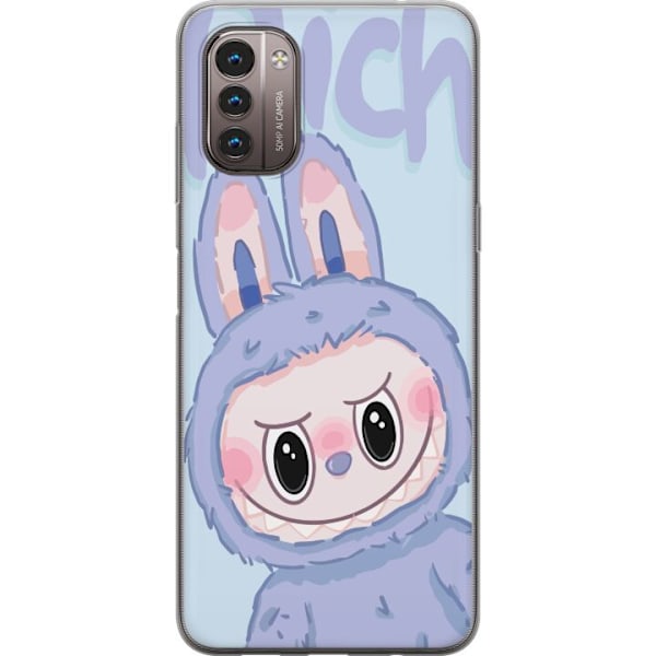 Nokia G21 Genomskinligt Skal Blue Bunny Labubu
