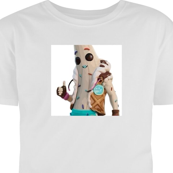 T-shirt til Voksen | Klassisk Voksen T-shirt Fortnite hvid M