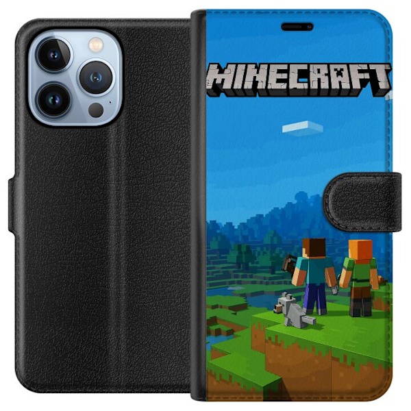 Apple iPhone 13 Pro Tegnebogsetui Minecraft Key Art