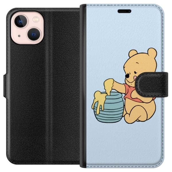 Kompatibelt Plånboksfodral till Apple iPhone 13 mini Nalle Puh