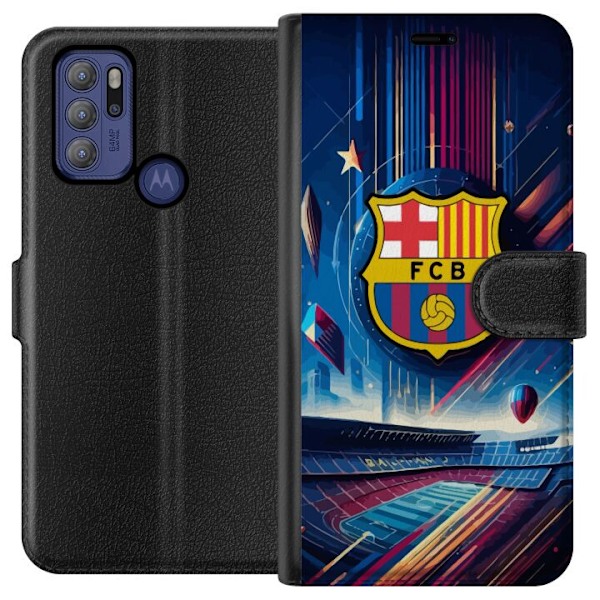 Motorola Moto G60S Lommeboketui FC Barcelona