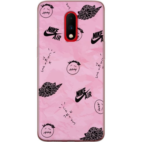 OnePlus 7 Läpinäkyvä kuori Nike Suru