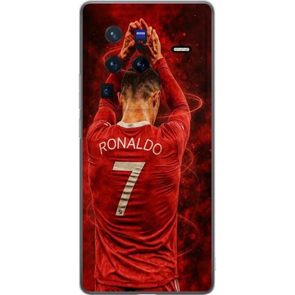 vivo X80 Pro Läpinäkyvä kuori Ronaldo