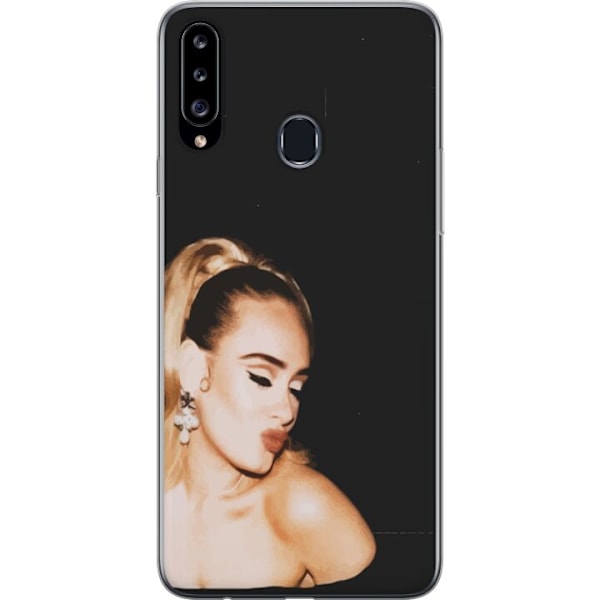 Samsung Galaxy A20s Läpinäkyvä kuori Adele