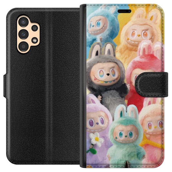 Samsung Galaxy A13 Plånboksfodral Labubu Sketch Style – Han