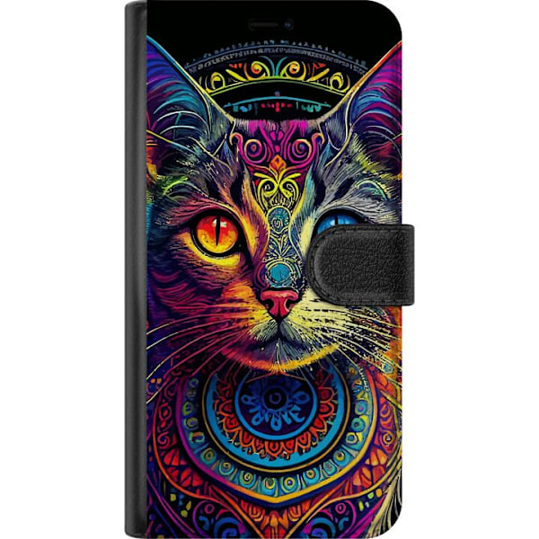 Apple iPhone 16e Plånboksfodral Katt