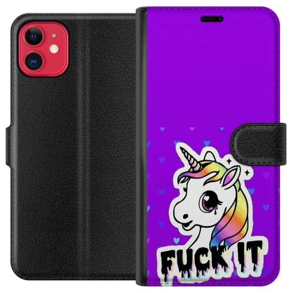 Kompatibel Tegnebogsetui til Apple iPhone 11 Enhjørning
