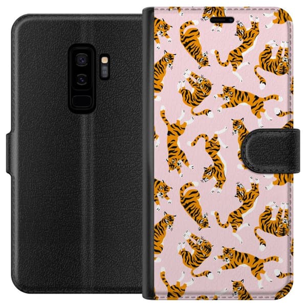 Kompatibel Tegnebogsetui til Samsung Galaxy S9+ tiger