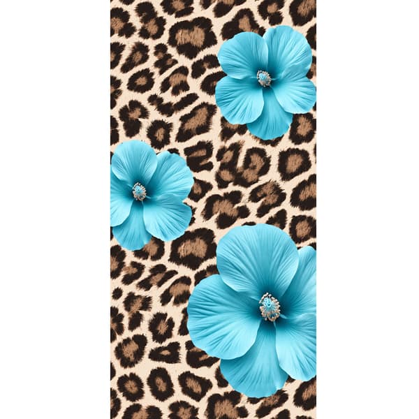 Kompatibelt Plånboksfodral till Apple iPhone 13 Pro Brun blomsterleopard brun