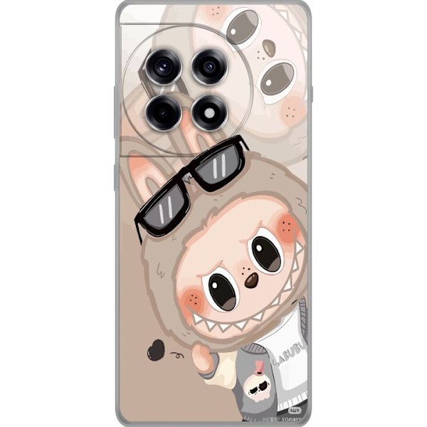 OnePlus 12R Läpinäkyvä kuori Labubu Rainbow Chaos
