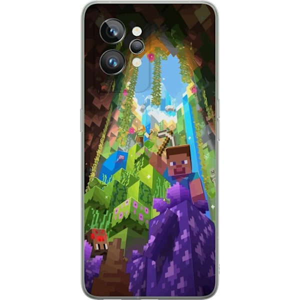 Realme GT2 Pro Gennemsigtig cover Minecraft