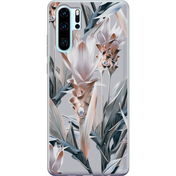 Huawei P30 Pro Gennemsigtig cover Blomst