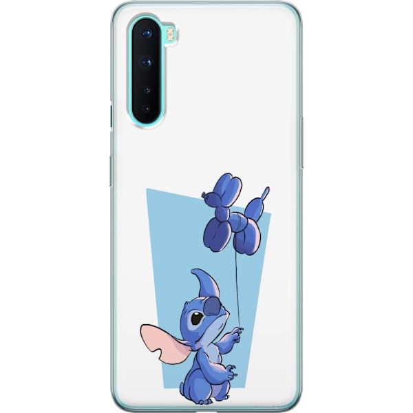 OnePlus Nord Gennemsigtig cover Stitch ballon hund