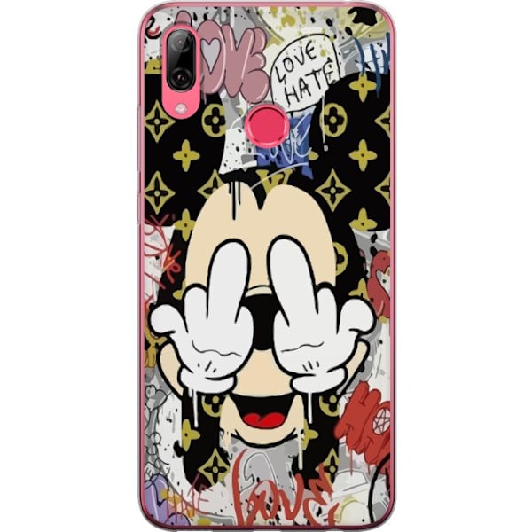 Huawei Y7 (2019) Gennemsigtig cover Mickey Mouse F-YOU